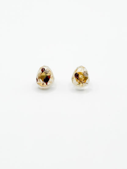 The Final Chapter Teardrop Stud Earrings