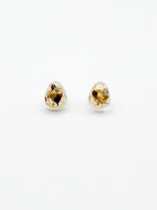 The Final Chapter Teardrop Stud Earrings