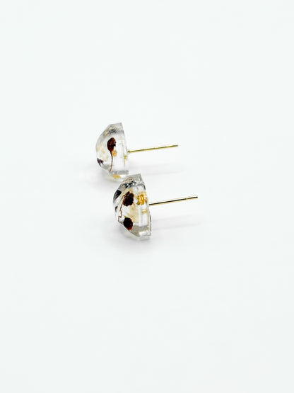 The Final Chapter Square Stud Earrings