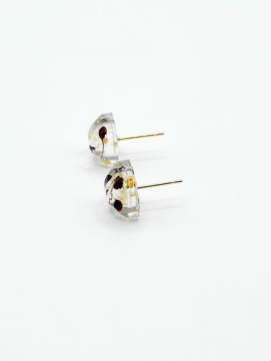 The Final Chapter Square Stud Earrings
