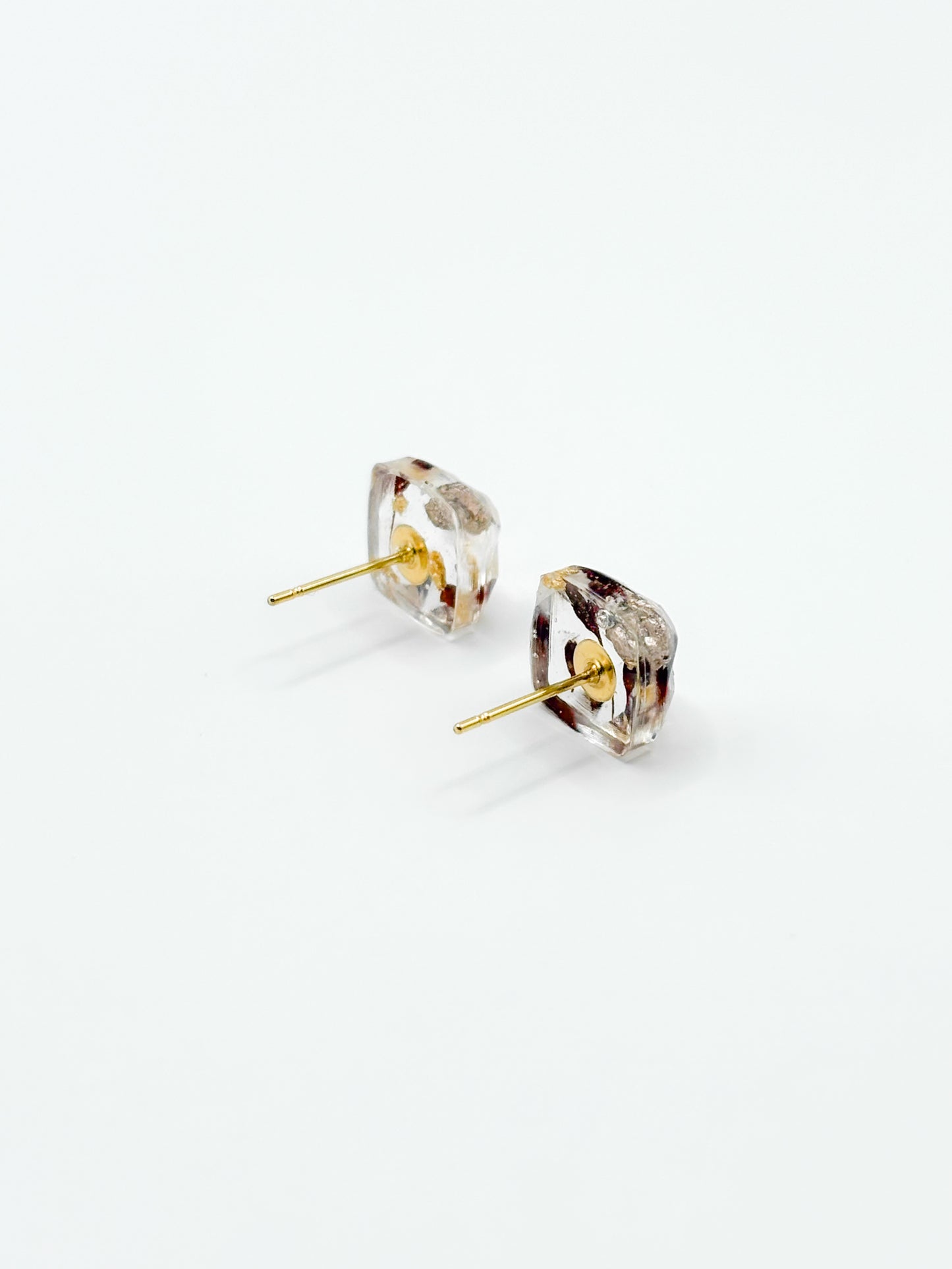 The Final Chapter Square Stud Earrings