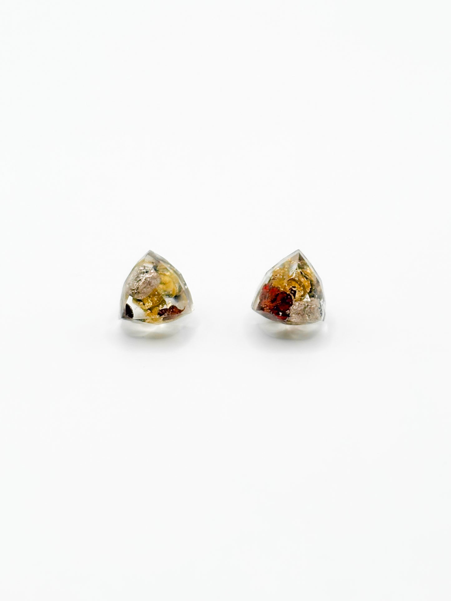 The Final Chapter Diamond Cut Stud Earrings