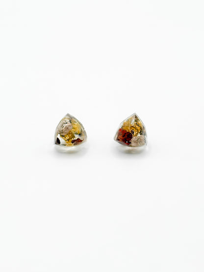 The Final Chapter Diamond Cut Stud Earrings