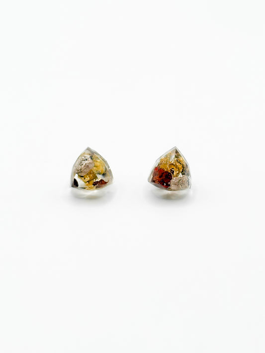 The Final Chapter Diamond Cut Stud Earrings