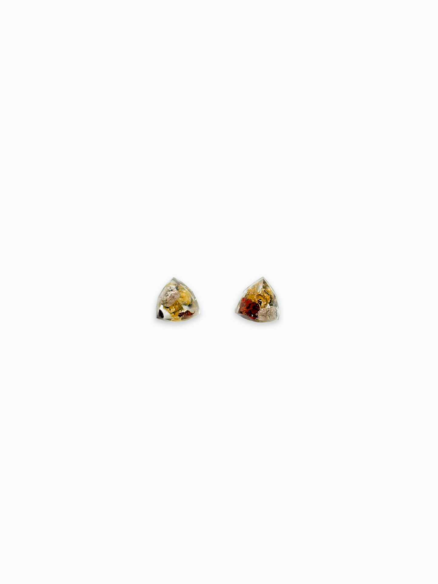 The Final Chapter Diamond Cut Stud Earrings
