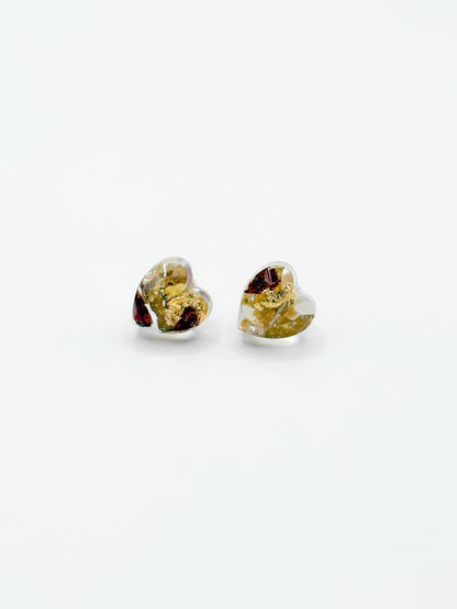 The Final Chapter Heartbeat Stud Earrings