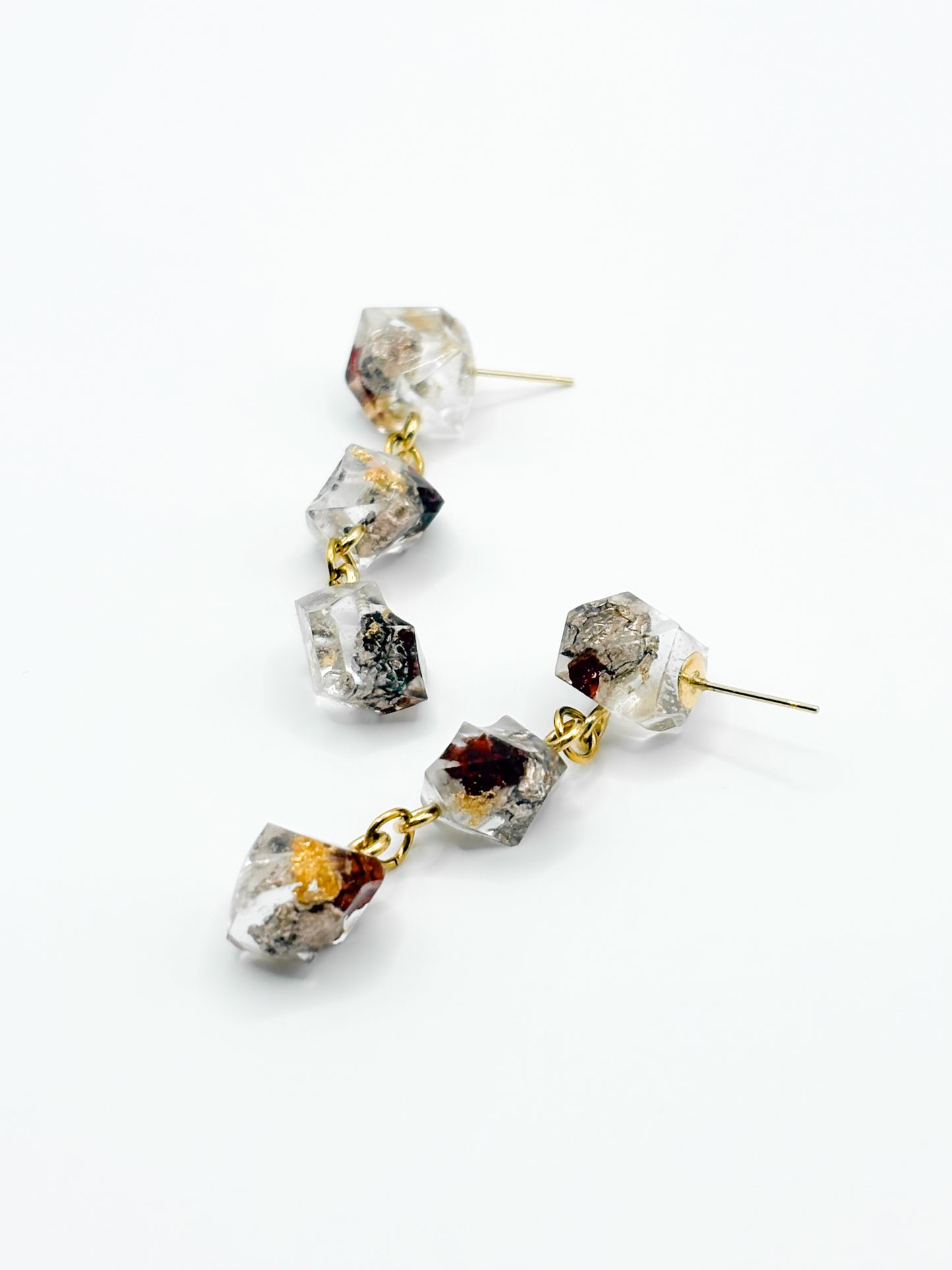 The Final Chapter Crystal 3-Drop Earrings