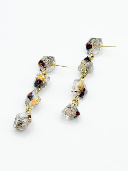 The Final Chapter Crystal 4-Drop Earrings