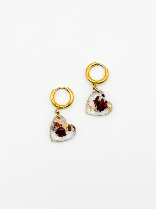 The Final Chapter Heartbeat Earrings