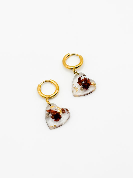 The Final Chapter Heartbeat Earrings