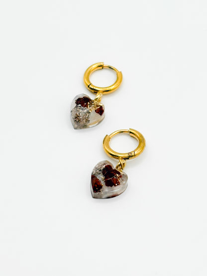The Final Chapter Mini Heartbeat Earrings