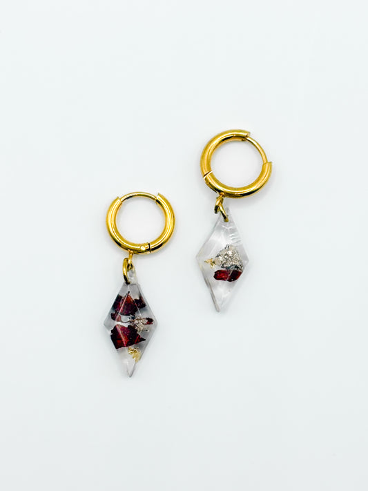 The Final Chapter Diamond Cut Earrings