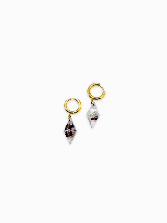 The Final Chapter Diamond Cut Earrings