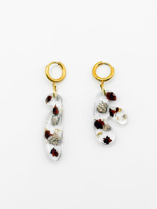 The Final Chapter Mini Asymmetric Organic Earrings