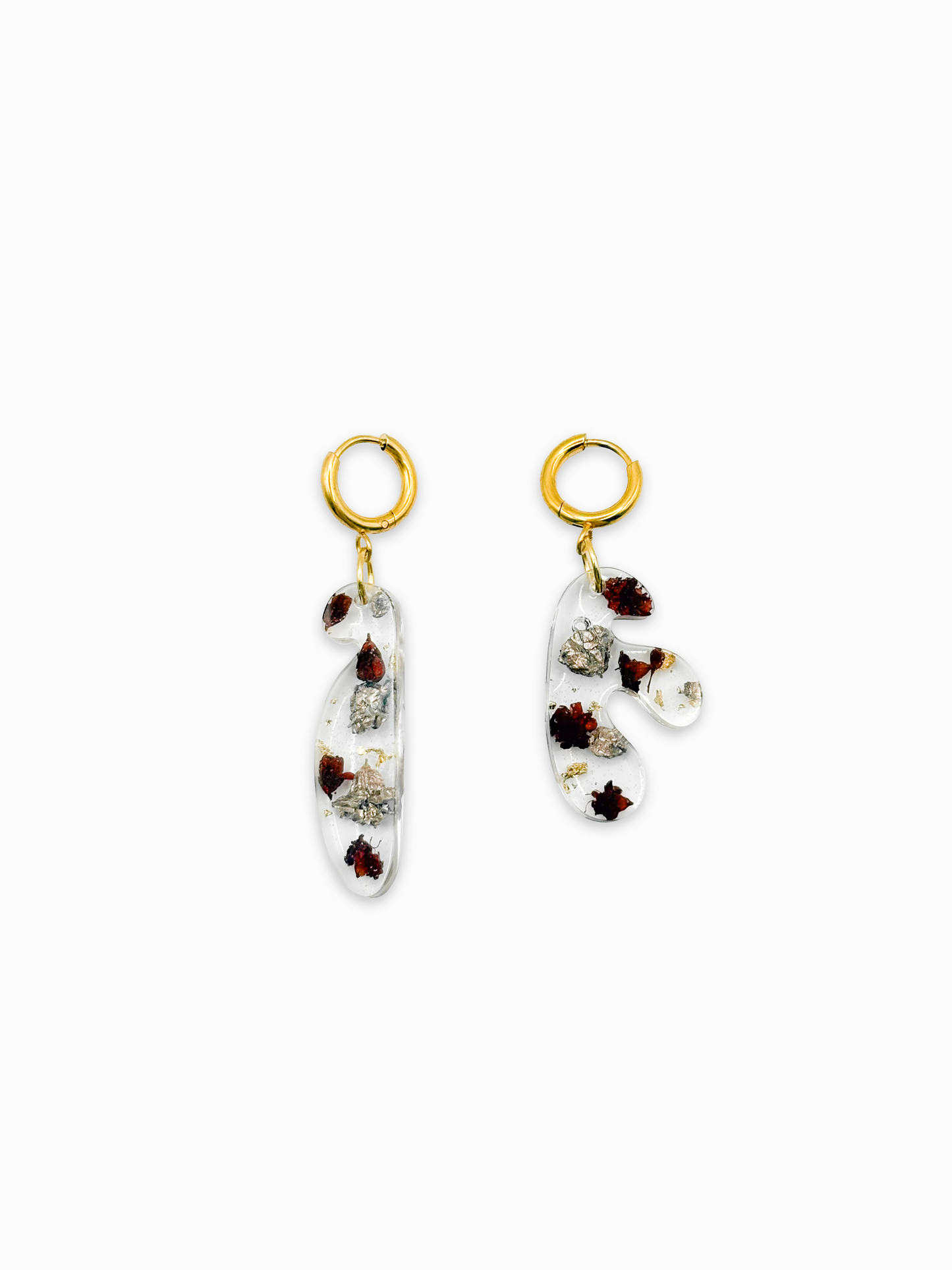The Final Chapter Mini Asymmetric Organic Earrings