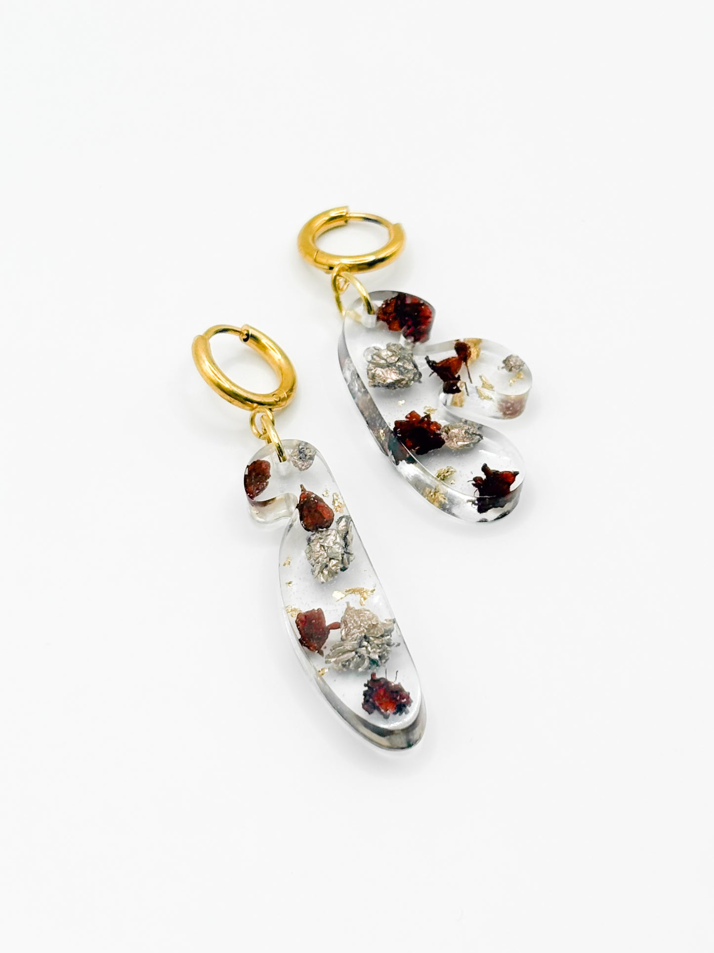 The Final Chapter Mini Asymmetric Organic Earrings