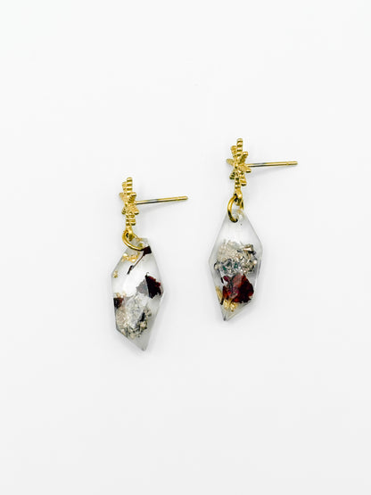 The Final Chapter Faceted Starry Drop Earrings