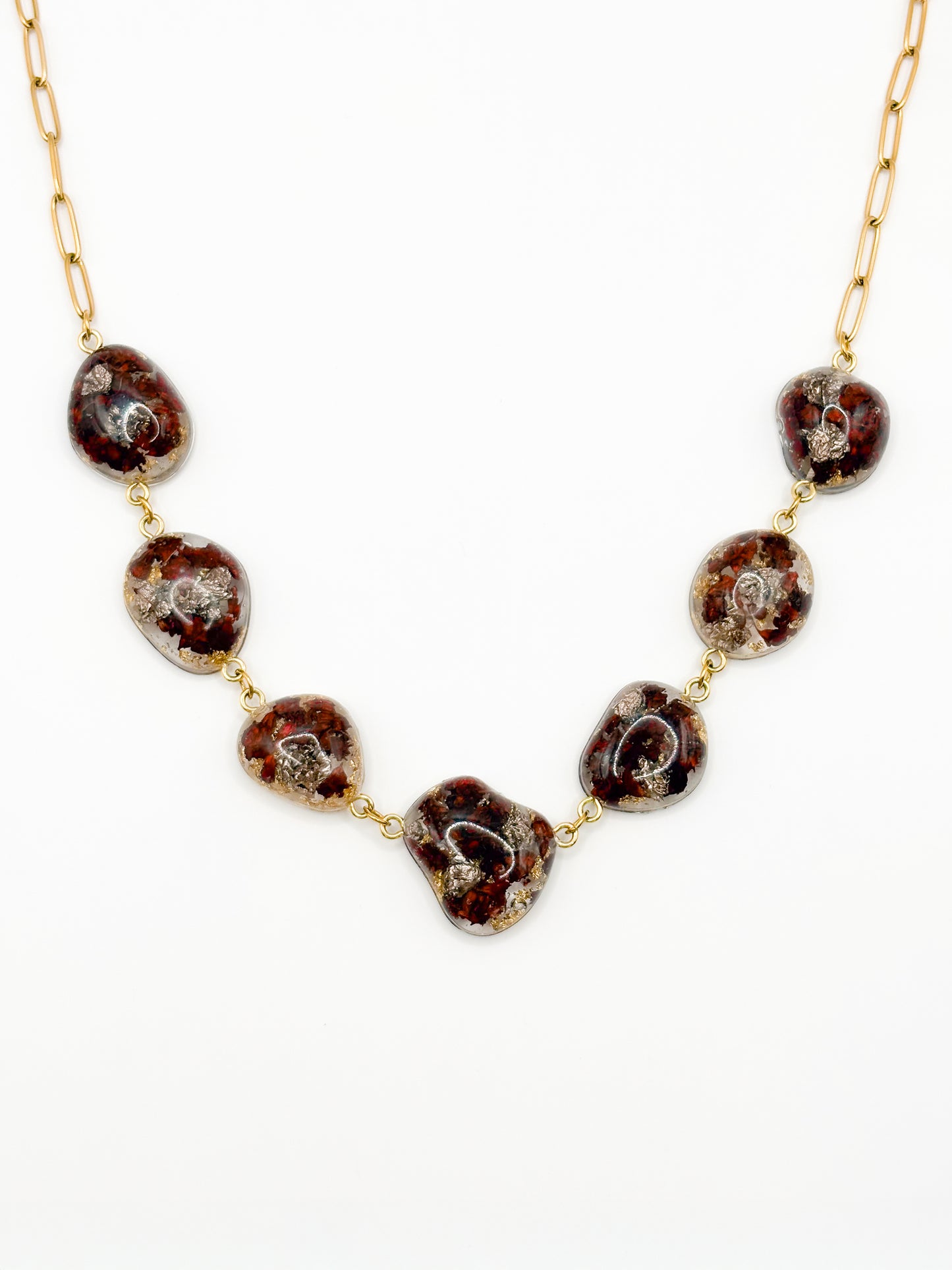 The Final Chapter Pebble Necklace