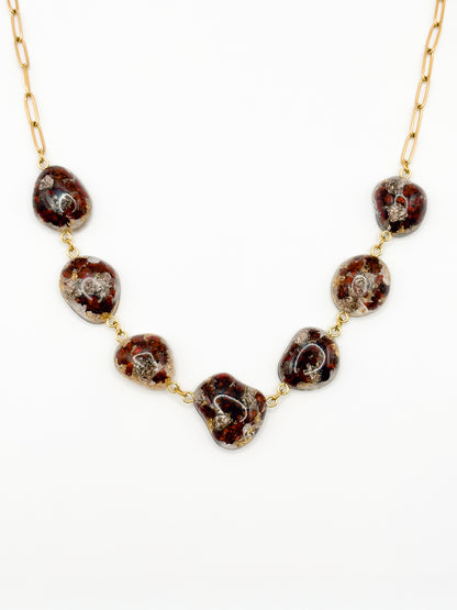 The Final Chapter Pebble Necklace