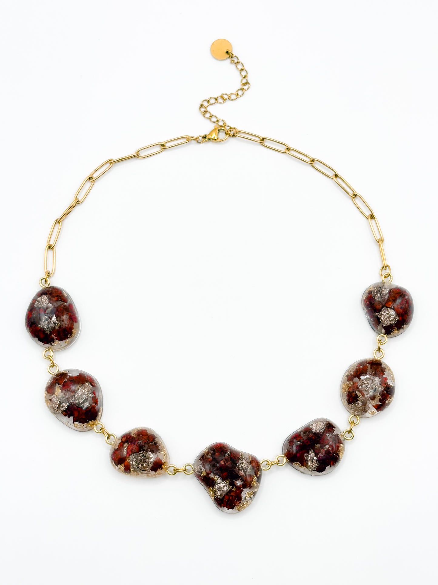 The Final Chapter Pebble Necklace