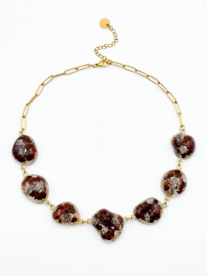 The Final Chapter Pebble Necklace