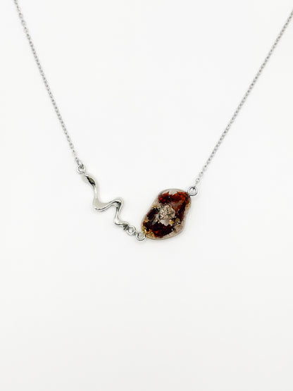The Final Chapter Liquid Pebble Necklace