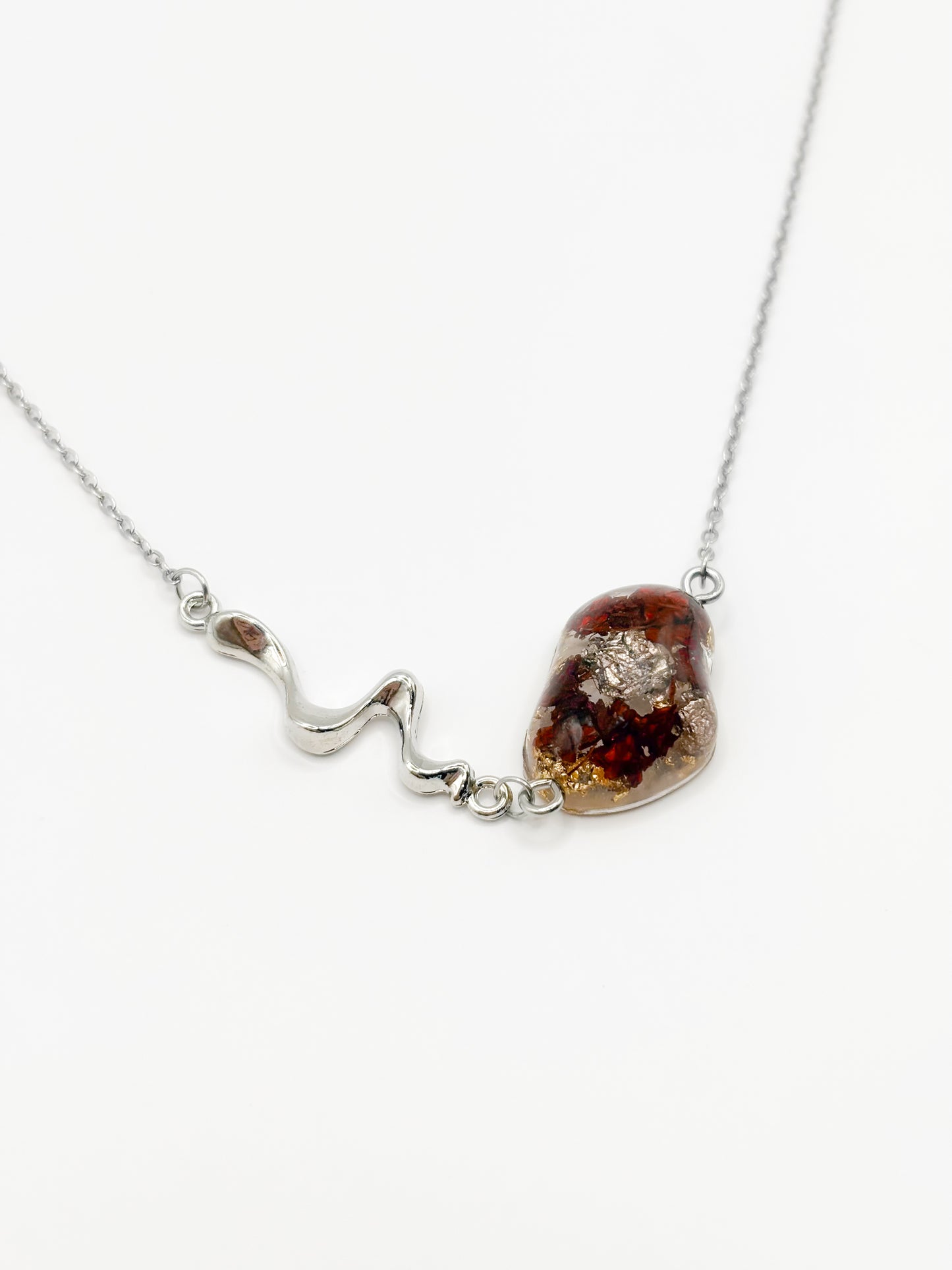 The Final Chapter Liquid Pebble Necklace