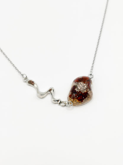 The Final Chapter Liquid Pebble Necklace