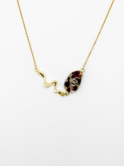 The Final Chapter Liquid Pebble Necklace