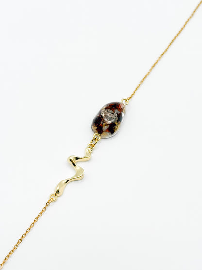 The Final Chapter Liquid Pebble Necklace
