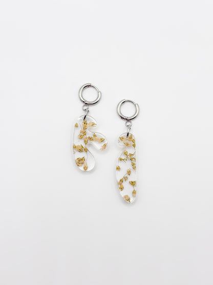The Classics Mini Asymmetric Organic Earrings