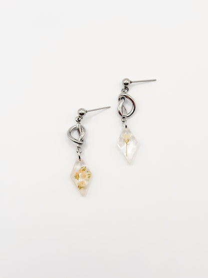 The Classics Diamond Knot Drop Earrings