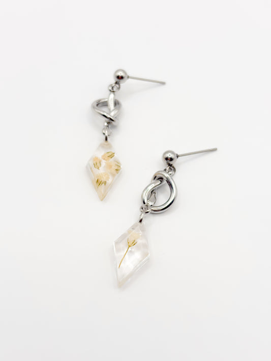 The Classics Diamond Knot Drop Earrings