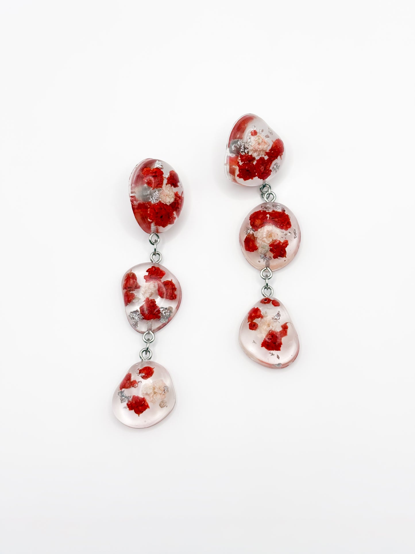 Mon Chéri Large Pebble 3-Drop Earrings