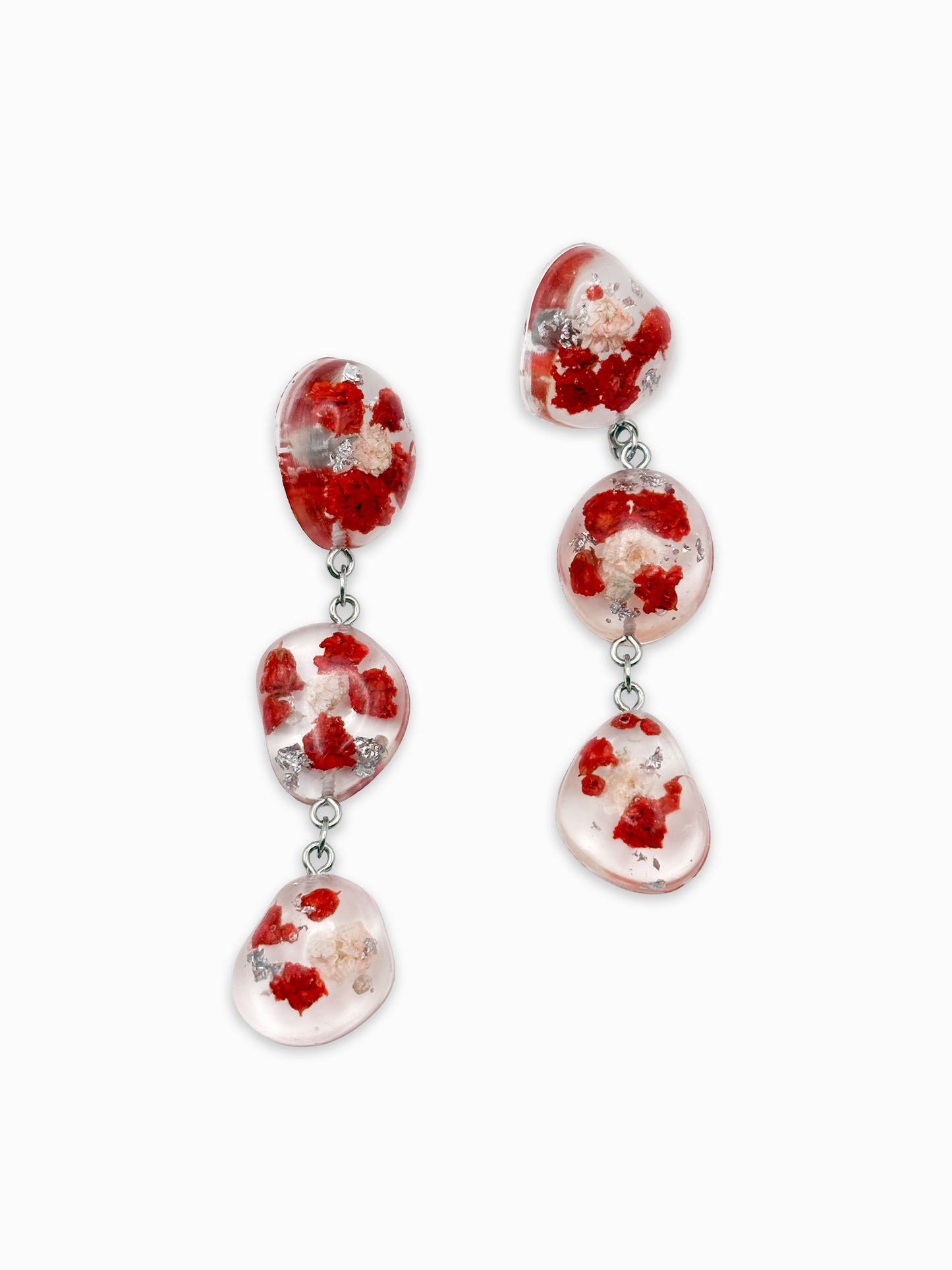 Mon Chéri Large Pebble 3-Drop Earrings