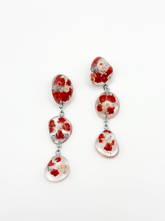 Mon Chéri Large Pebble 3-Drop Earrings