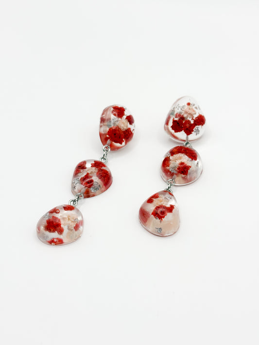 Mon Chéri Large Pebble 3-Drop Earrings