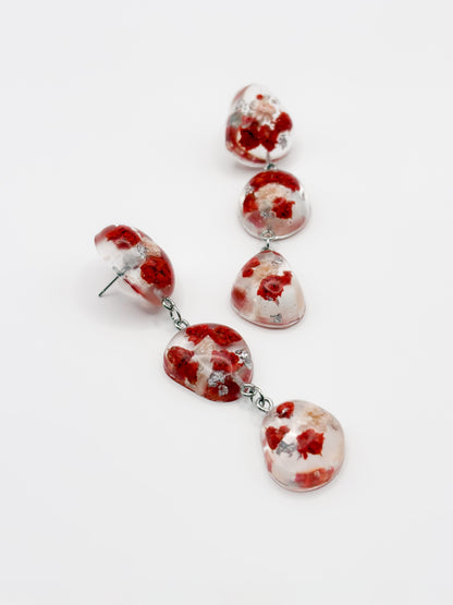 Mon Chéri Large Pebble 3-Drop Earrings