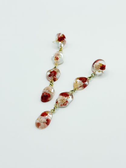 Mon Chéri Small Pebble 4-Drop Earrings