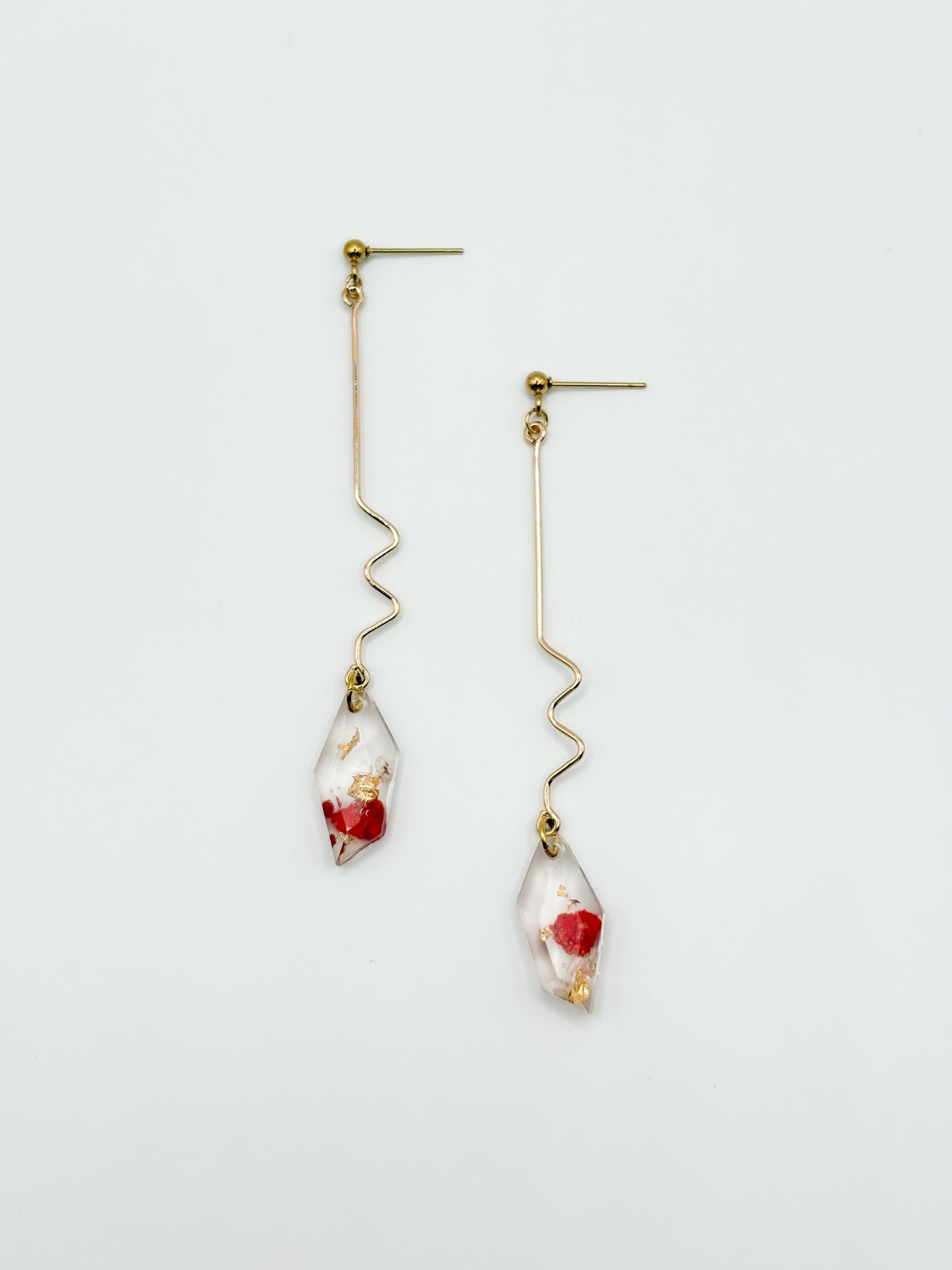 Mon Chéri Faceted Wiggle Drop Earrings