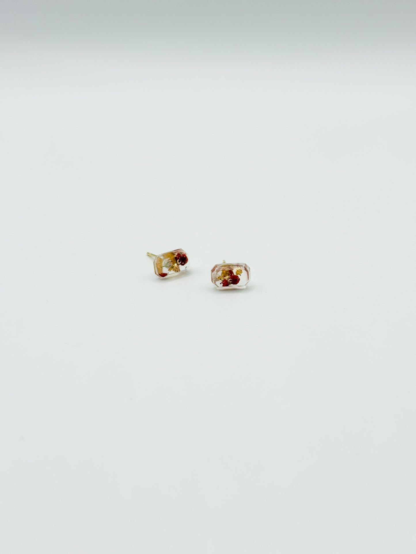Mon Chéri Mini Emerald Cut Stud Earrings