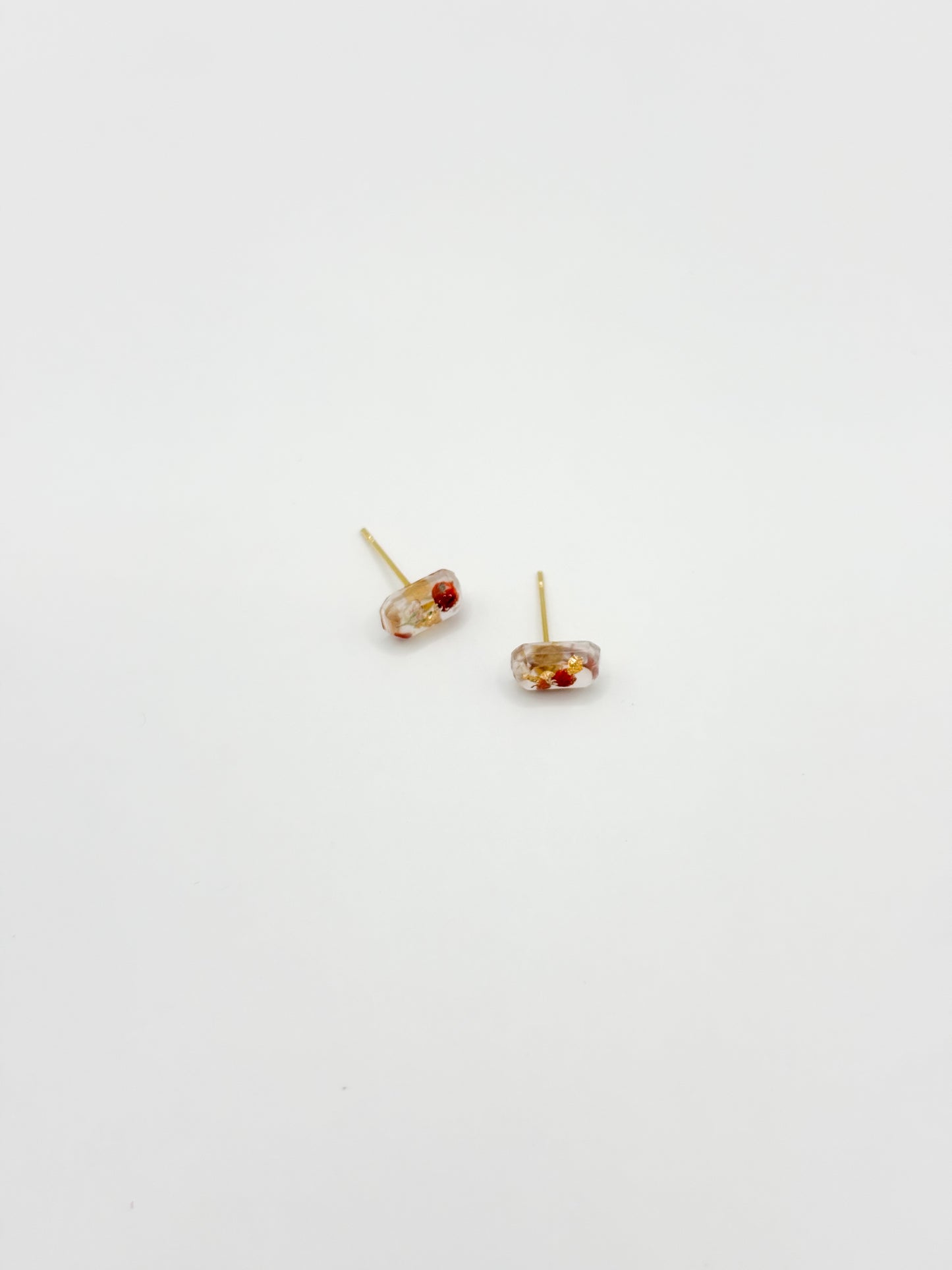 Mon Chéri Mini Emerald Cut Stud Earrings