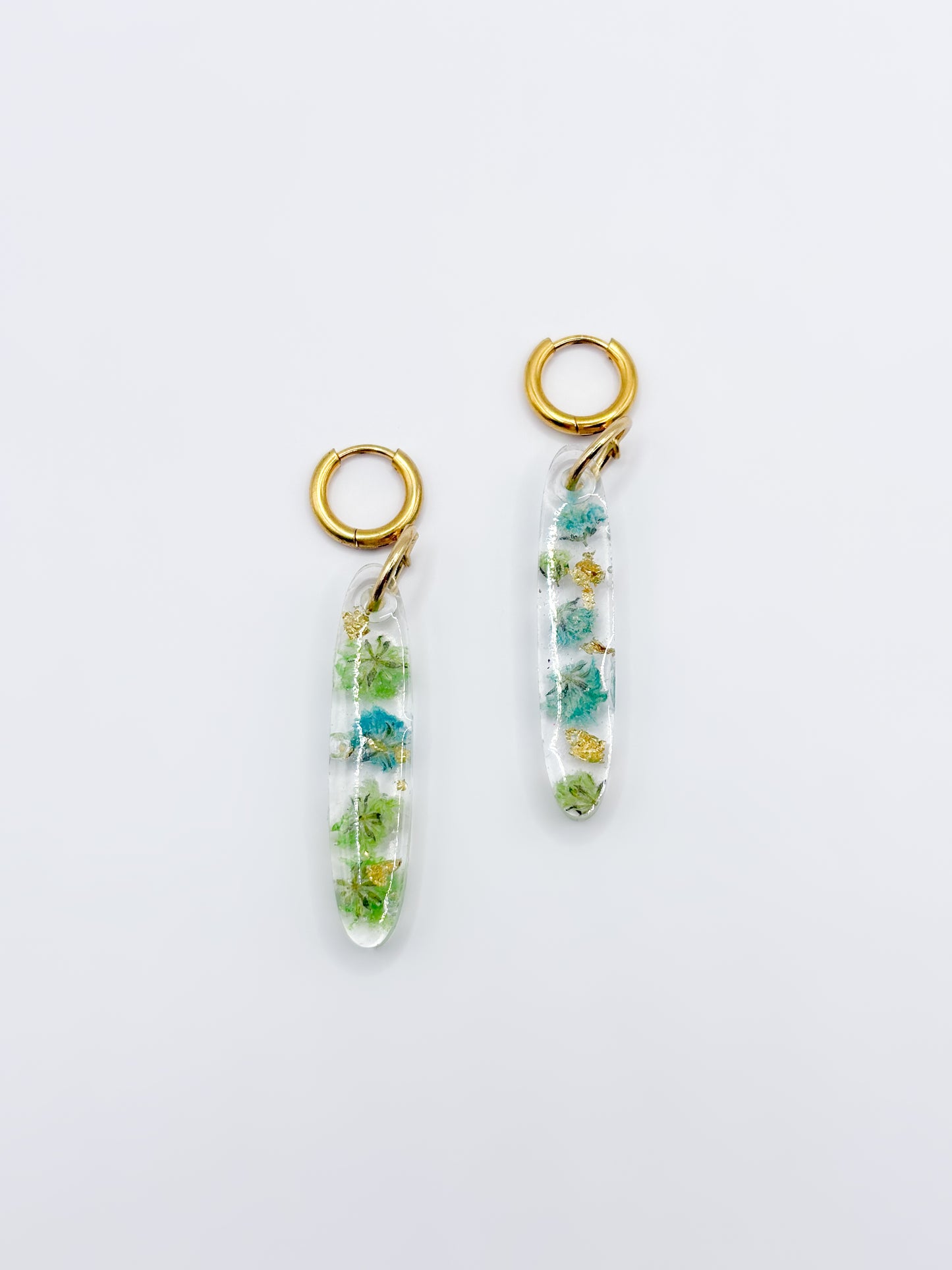 Forgotten Gardens Oval Cascade Earrings