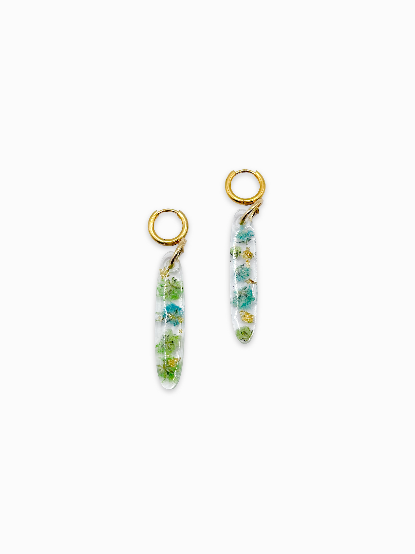 Forgotten Gardens Oval Cascade Earrings