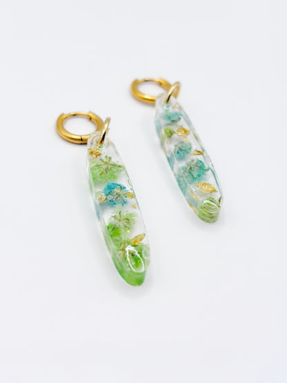 Forgotten Gardens Oval Cascade Earrings