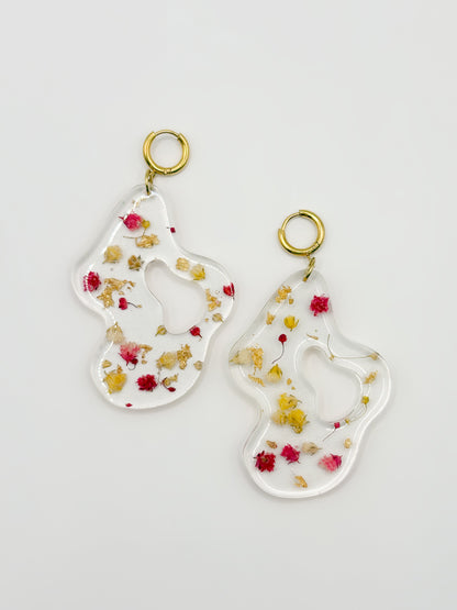 Strawberry Lemonade Organic Earrings