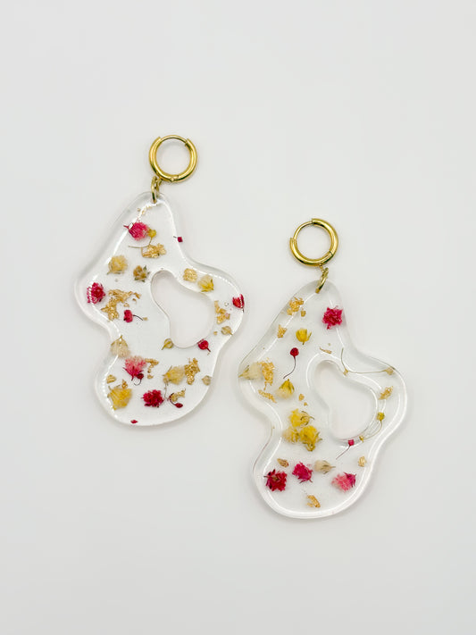 Strawberry Lemonade Organic Earrings