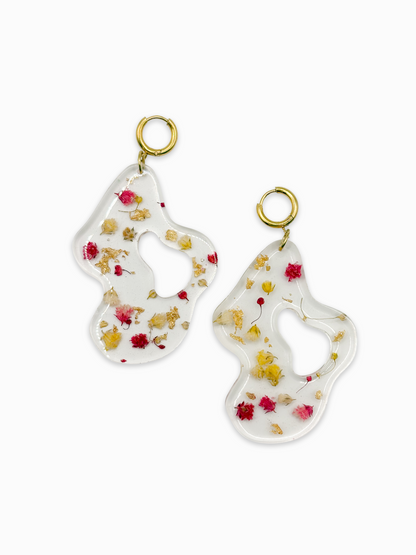 Strawberry Lemonade Organic Earrings