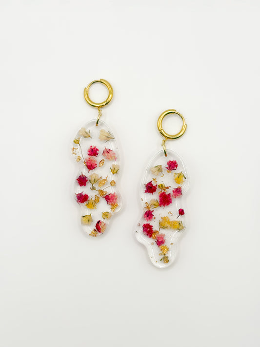 Strawberry Lemonade Organic Earrings