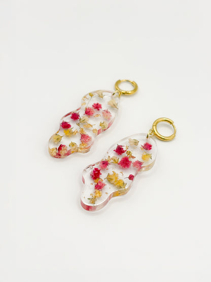 Strawberry Lemonade Organic Earrings